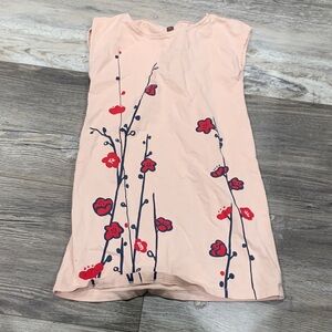 Tea Collection Blush Pink Floral Dress